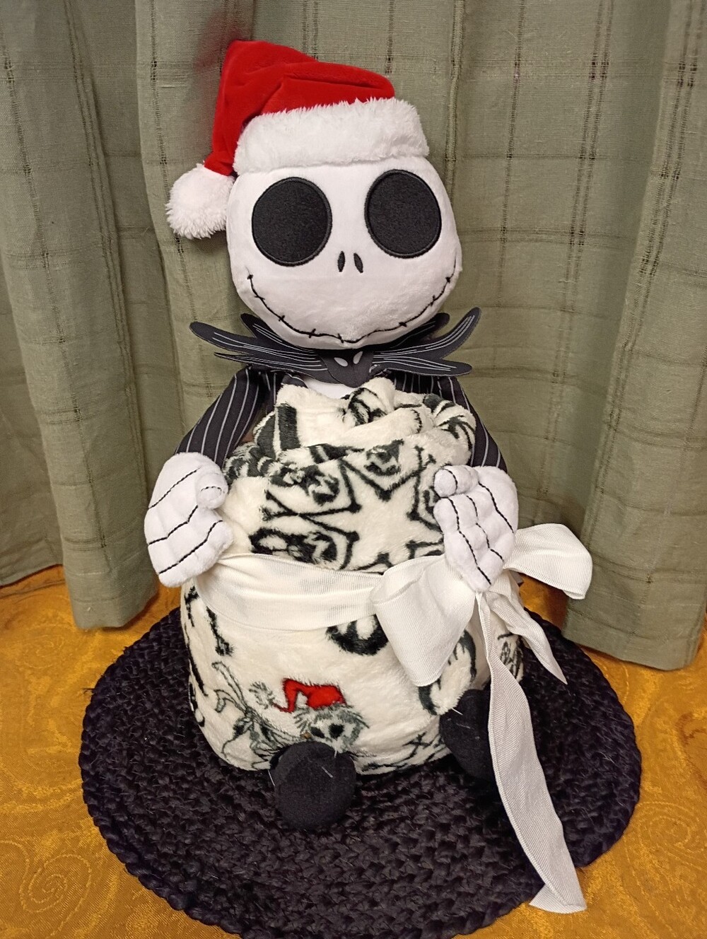 NWT Disney Nightmare Before Christmas Jack Skellington Buddy And Throw Blanket